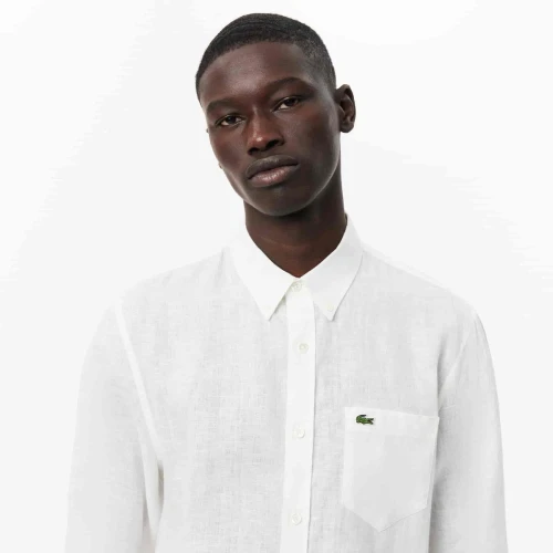 Chemise homme Lacoste en lin