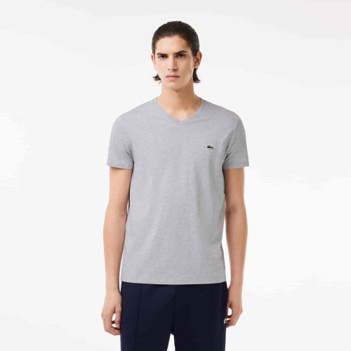 Lacoste T-shirt coton Pima léger col V