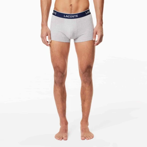 Lacoste Lot de 3 boxers courts casual unis
