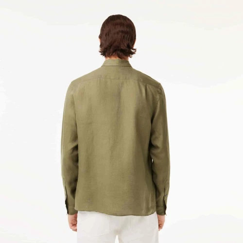 Chemise homme Lacoste en lin