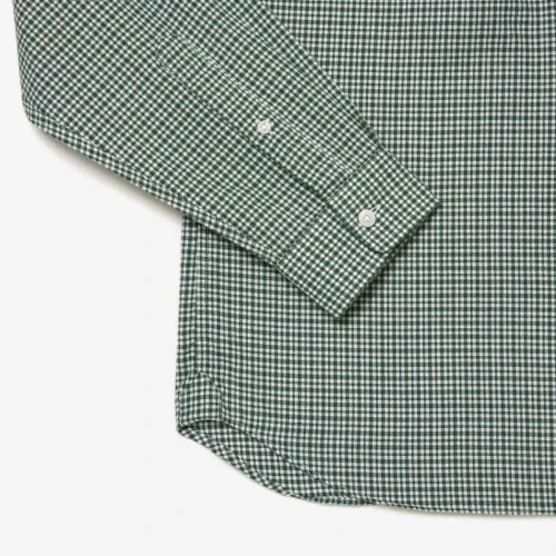 Lacoste Chemise regular fit en flanelle coton