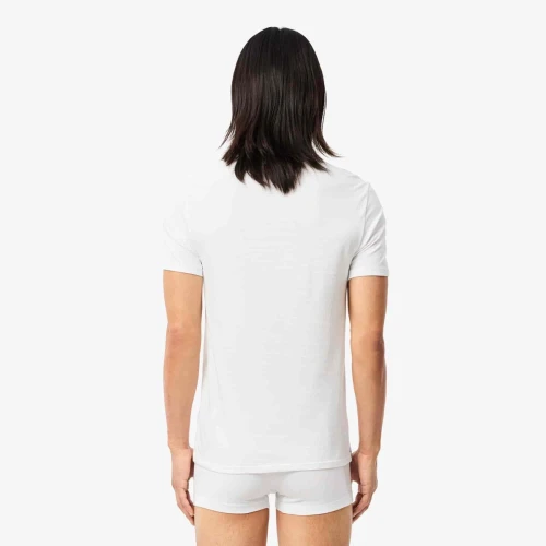 Lacoste Lot de 3 t-shirts d'intérieur coton
