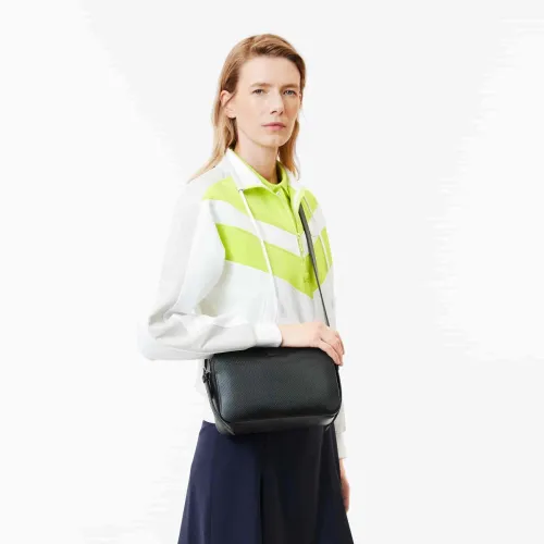 Lacoste Grand sac à bandoulière Chantaco en cuir