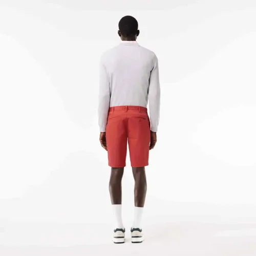 Lacoste Bermuda slim fit uni coton stretch