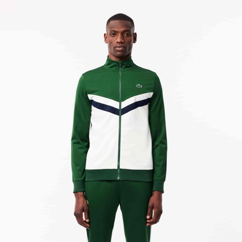Lacoste Sweatshirt zippé Tennis imprimé