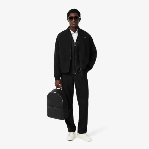 Lacoste Sac à dos Chantaco en cuir piqué