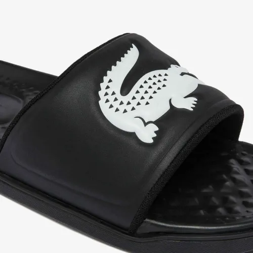 Lacoste Claquettes Croco Dualiste homme en synthétique avec logo