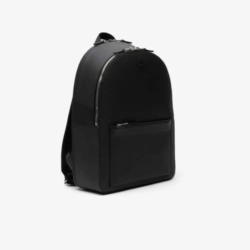 Lacoste Sac à dos Chantaco en cuir piqué