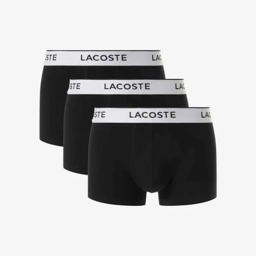 Lot de 3 boxers courts homme Lacoste avec ceintures contrastées