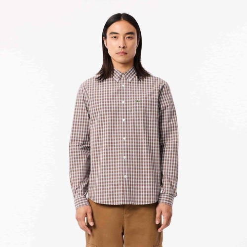 Lacoste Chemise regular fit à carreaux popeline