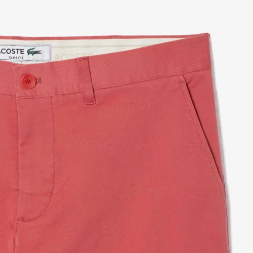 Lacoste Bermuda slim fit uni coton stretch