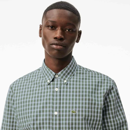 Lacoste Chemise regular fit à carreaux popeline