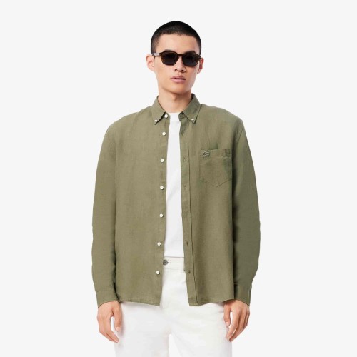 Chemise homme Lacoste en lin