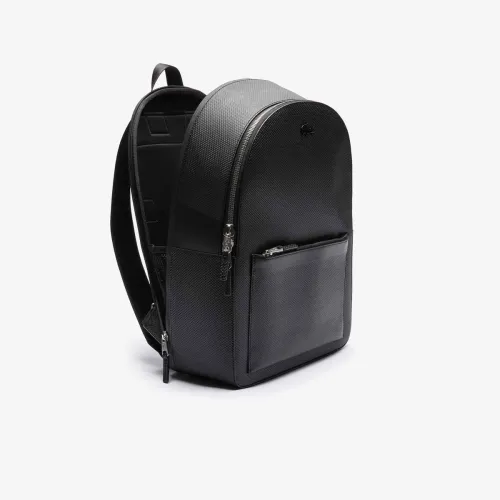Lacoste Sac à dos Chantaco en cuir piqué