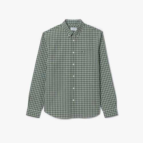 Lacoste Chemise regular fit à carreaux popeline