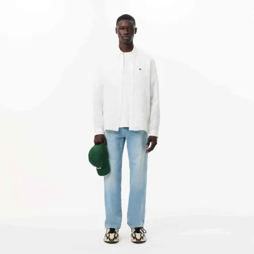 Chemise homme Lacoste en lin