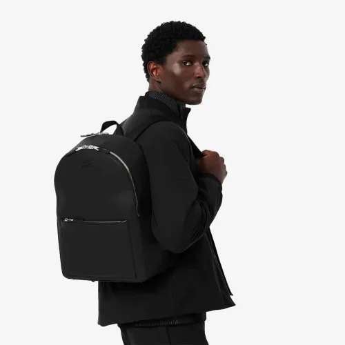 Lacoste Sac à dos Chantaco en cuir piqué
