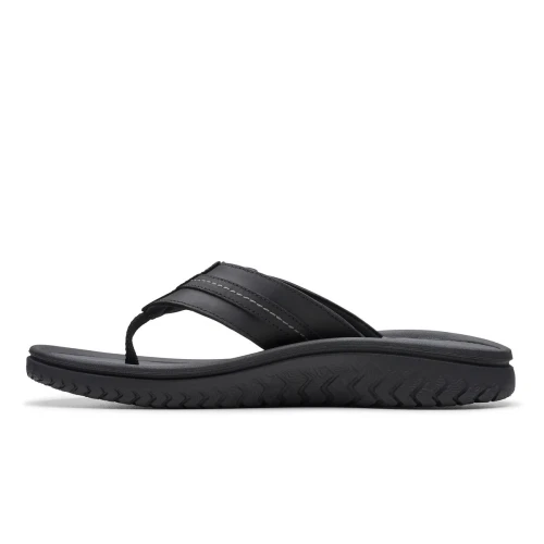 Clarks - Wesley Sun Black Leather
