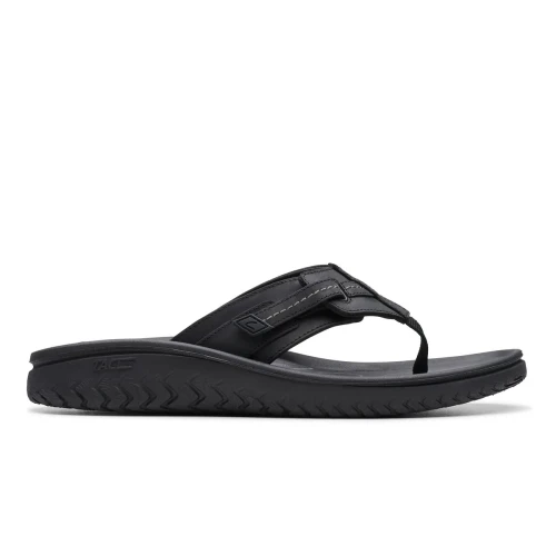 Clarks - Wesley Sun Black Leather