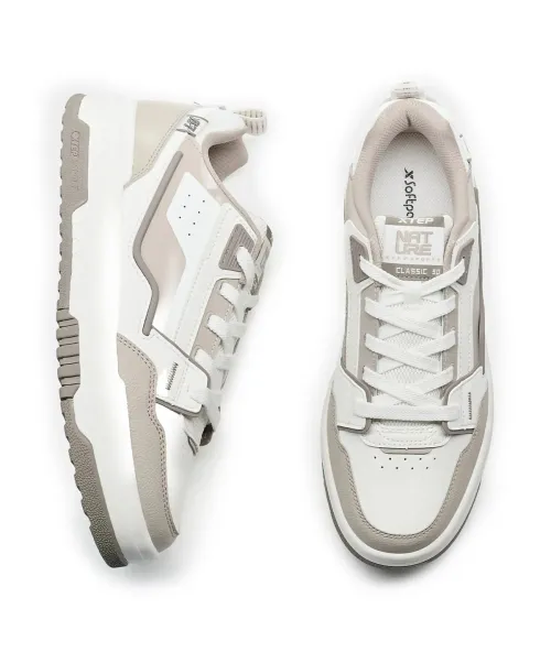 Xtep - Lifestyle Shoes Canvas White/Lt. Grey Brown