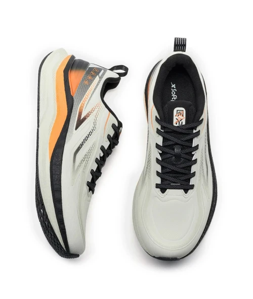 Xtep - Running Shoes Grey26/Black/Sun Orange
