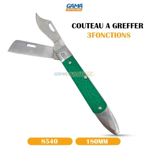 COUTEAU A GREFFER 3FONCTIONS TA