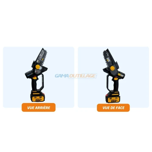 MINI SCIE A CHAINE S/FIL 18V 4.0AH CATERPILLAR