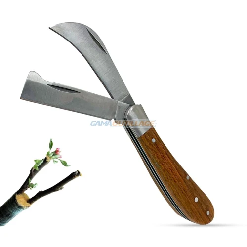 COUTEAU A GREFFER A 2 LAMES TA
