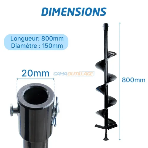 Worcraft - MECHE TARIERE 150MM WORCRAFT