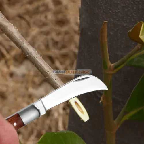 COUTEAU A GREFFER A 2 LAMES TA