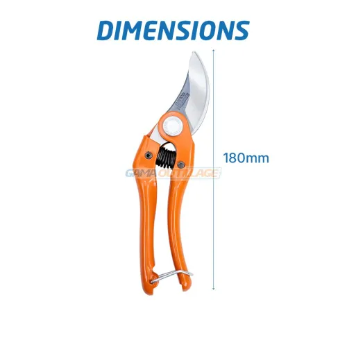Bahco - SECATEUR A LAME CROISANTE 18CM P121 BAHCO