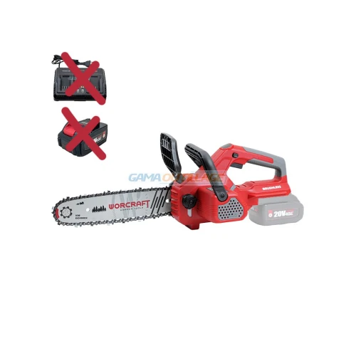 Worcraft - TRONCONNEUSE A CHAINE SOLO S/FIL 20V 12″ AVEC VALISE  WORCRAFT