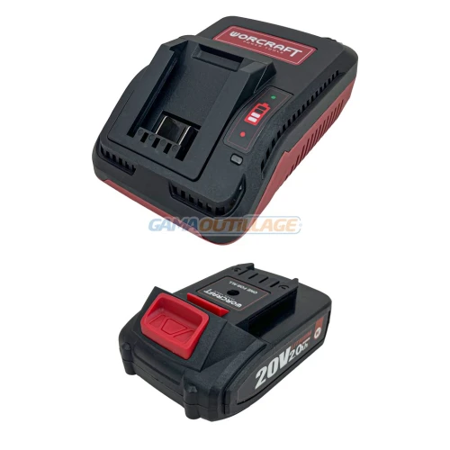 Worcraft - SECATEUR S/FIL 2*2.0AH 20V WORCRAFT