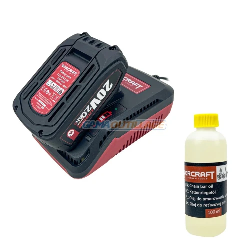 Worcraft - SCIE A CHAINE KIT 20V 1*2.0AH WORCRAFT