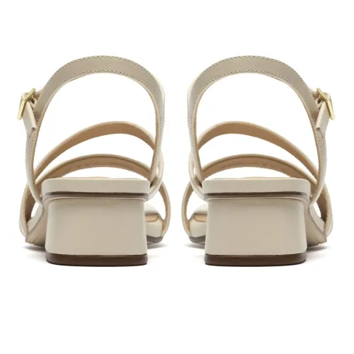 Clarks - Serina35 Strap Cream Leather