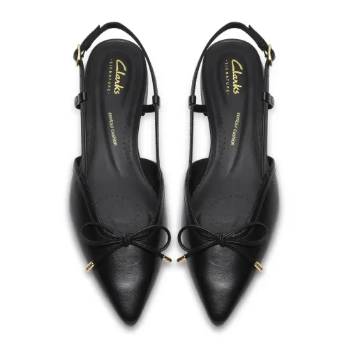 Clarks - Sensa15 Bow Black Leather