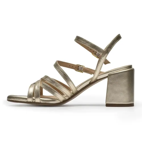 Clarks - Ezoria Strap Gold Leather