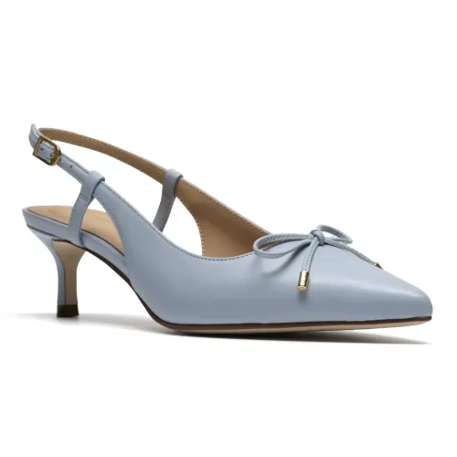 Clarks - Zarey Bow Light Blue Lea