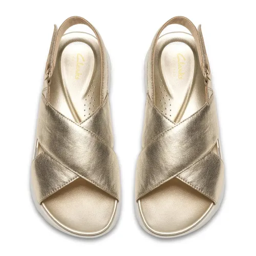 Clarks - DashLite Wish Gold Leather