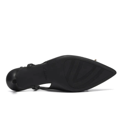 Clarks - Zarey Bow Black Leather