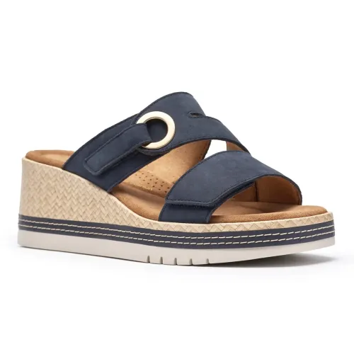 Clarks - Kidiki Cove Navy Nubuck