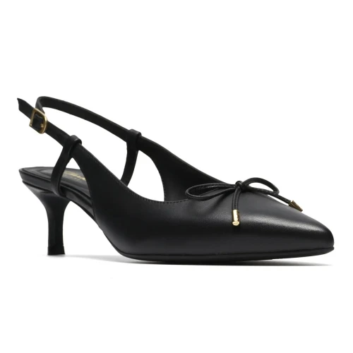 Clarks - Zarey Bow Black Leather