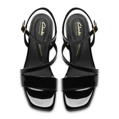 Clarks - Serina35 Strap Black Pat
