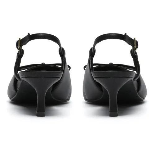 Clarks - Zarey Bow Black Leather