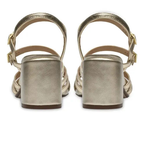Clarks - Ezoria Strap Gold Leather