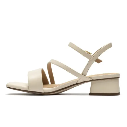 Clarks - Serina35 Strap Cream Leather