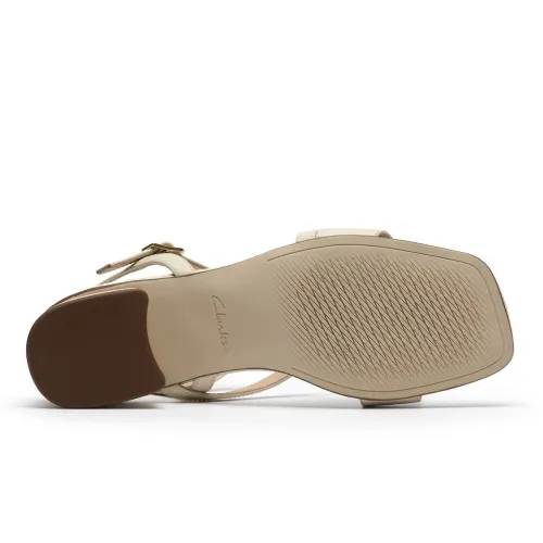 Clarks - Serina35 Strap Cream Leather