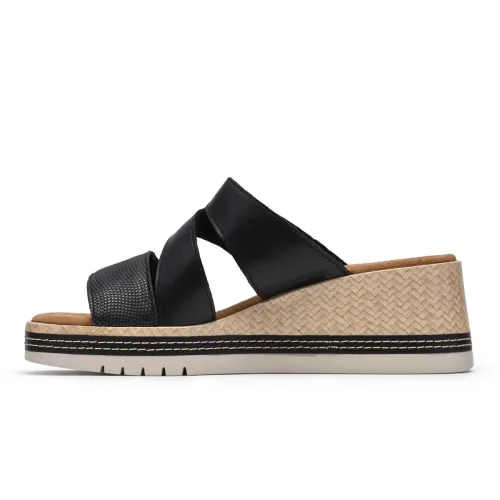 Clarks - Kidiki Cove Black Leather