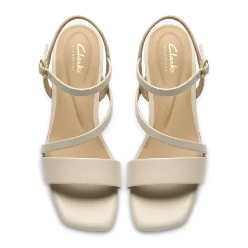 Clarks - Serina35 Strap Cream Leather