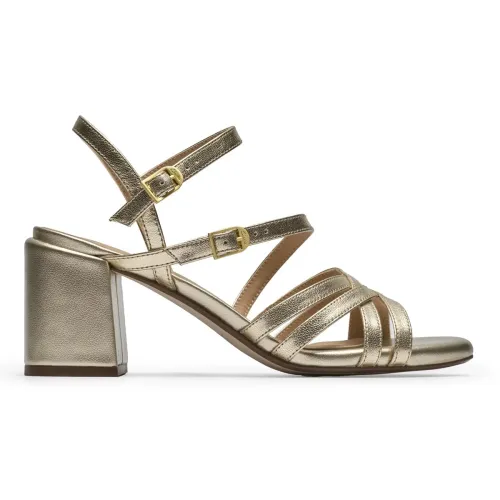 Clarks - Ezoria Strap Gold Leather